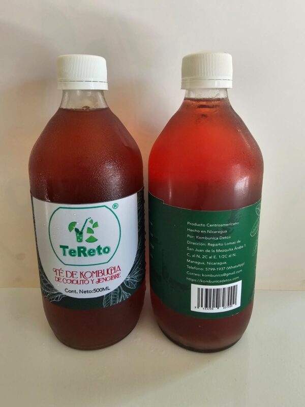 Kombucha de Coyolito y Jengibre 500ml - Imagen 5