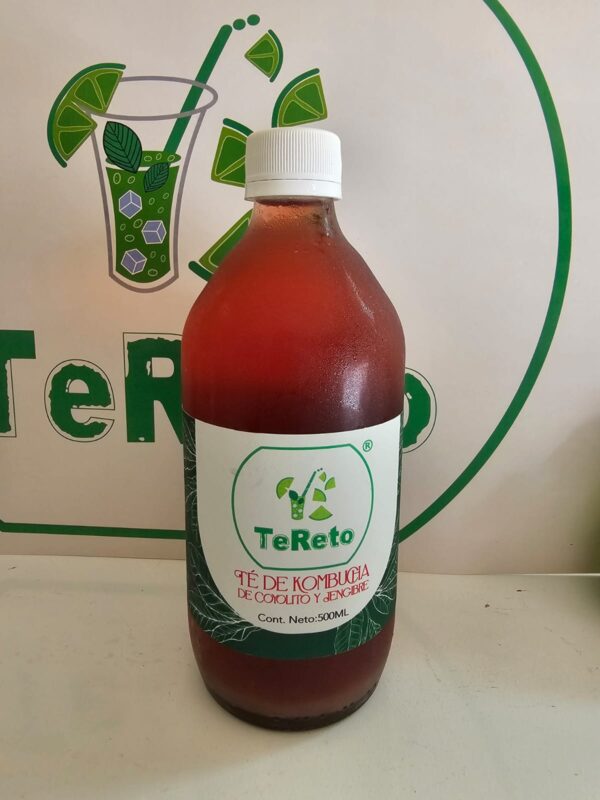 Kombucha de Coyolito y Jengibre 500ml